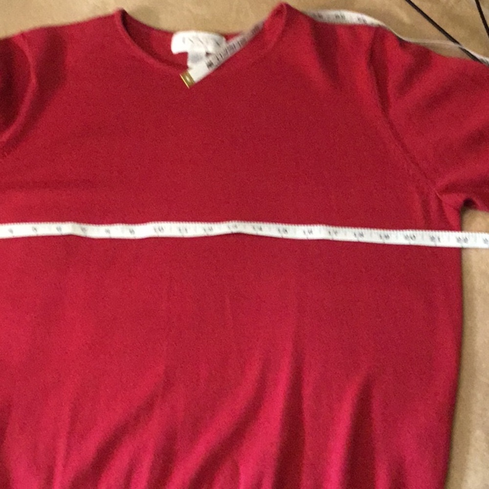 Casual Corner Red Cardigan Twin Sweater Set - Picture 8 of 11